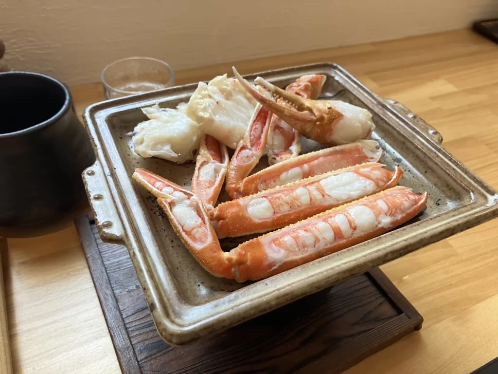 城崎温泉 焼き蟹