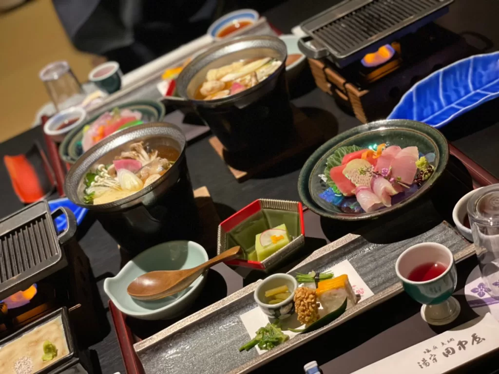 塩原大網 湯守田中屋 夕食