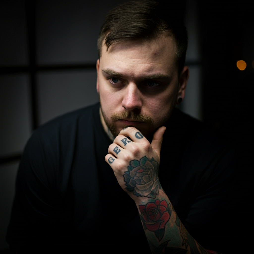 タトゥー 考える人